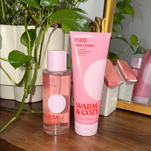 PINK Victoria's Secret Other - PINK Victoria's Secret Warm & Cozy Pink Body Lotion and Mist